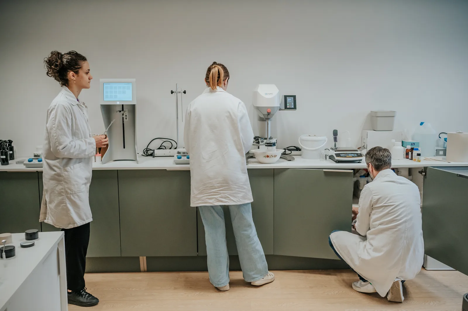 L'équipe Costomise au laboratoire