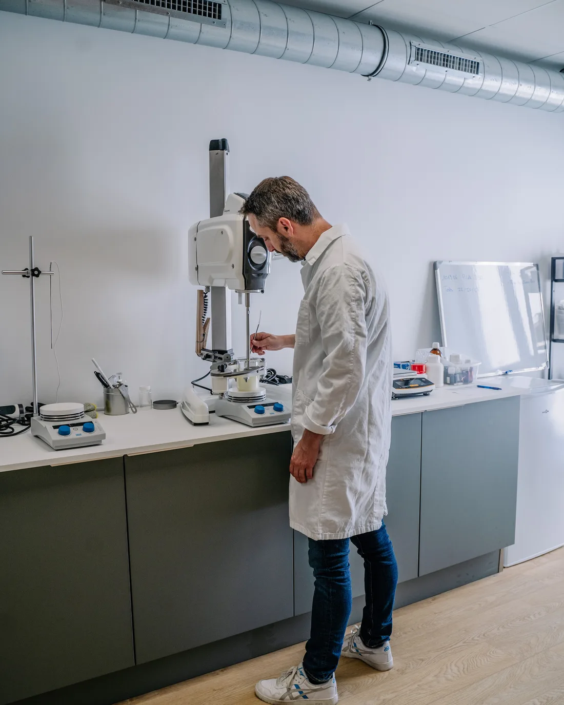 À l'atelier de fabrication